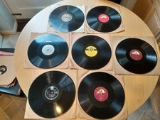 16x 10" 78rpm Shellac Records. reasonable condition. Details in description.