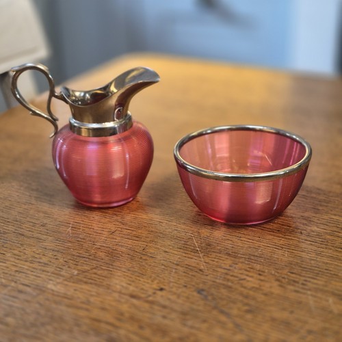 Vintage cranberry glass - cranberry, jug