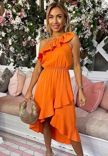 Paris one shoulder - shoulder, frill