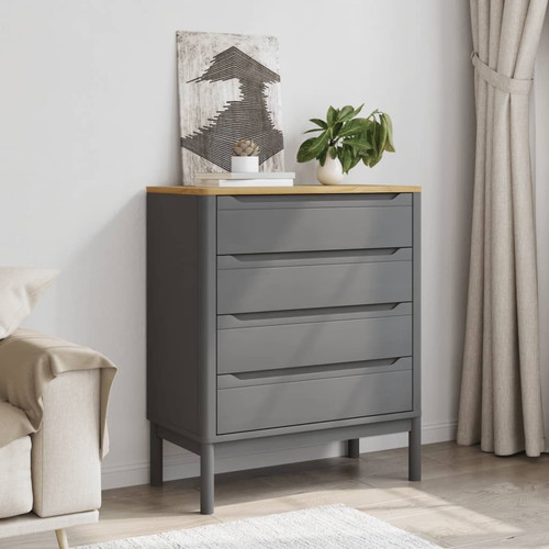 Chest drawers floro gray - chest,