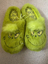 Primark Dr Seuss Grinch slippers Adult sizes 3-4,5-6,7-8