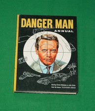 Vintage DANGER MAN SECRET AGENT MAN Cult Sci-fi TV UK ANNUAL Book 1967