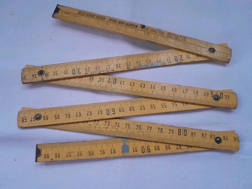 Vintage german wooden folding - vintage,