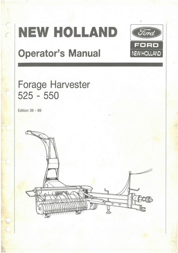 New holland forage harvester - holland,