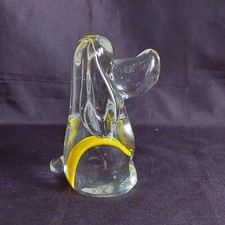 Art Glass Dog Basset Hound