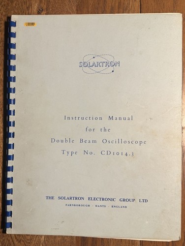Solartron cd1014 - solartron, cd1014.3