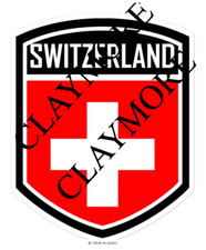 Switzerland car sticker camper van Motorcycle truck