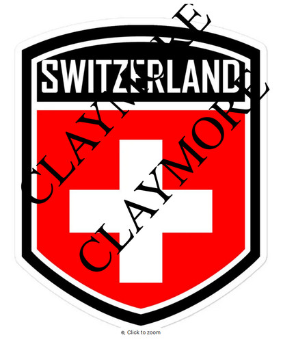 Switzerland car sticker camper
