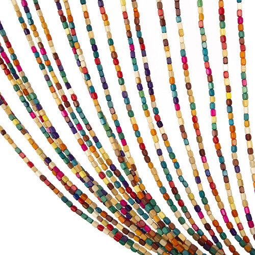 Vintage colored wooden - vintage, beads