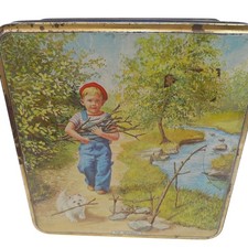 McVitie & Price The Optimist Decorative Tin Box Used