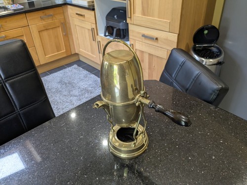 Vintage brass coffee maker - vintage, &