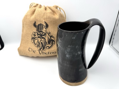 Horn beer tankard - ox,