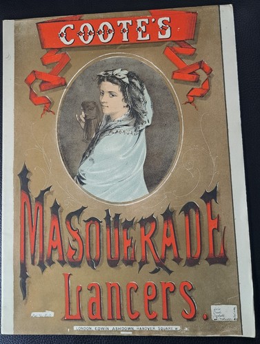 C1860s victorian sheet music - c1860s,