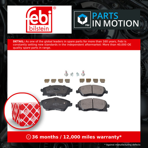 Brake pads set fits - brake,