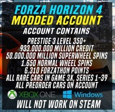 Forza Horizon 4 MODDED ACOUNT 999,999,999 Credits, and WHEELSPINS
