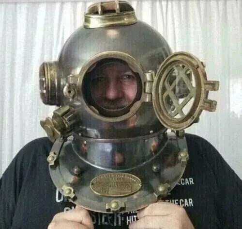 Navy antique helmet full - us,