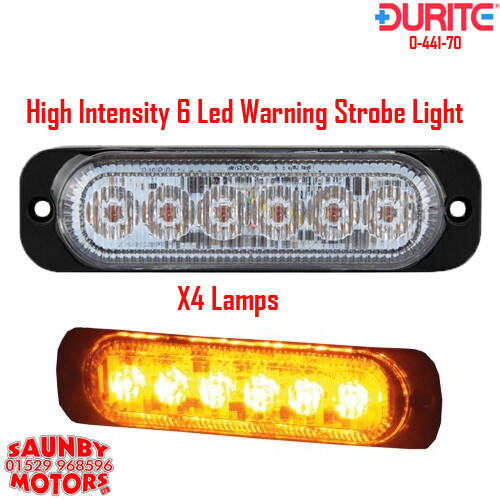 Durite 441 amber - durite, flashing