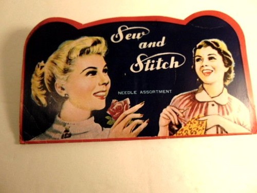 Vintage sew and stitch - vintage, "sew