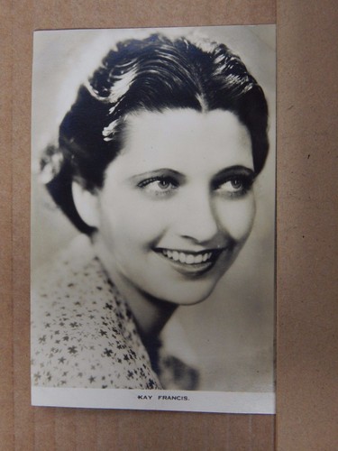 Film star postcard kay francis - film,