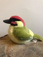 Wild Republic Singing Green Woodpecker Plush Soft Toy Teddy