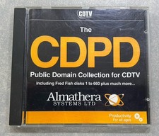Commodore CDTV  CD32 Disc - CDPD Public Domain Collection - full working order