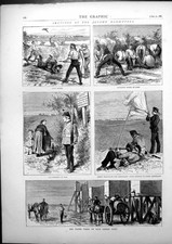 Old print autumn manoeuvres - old,