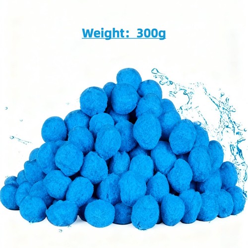 Blue filter balls for pool - filter,