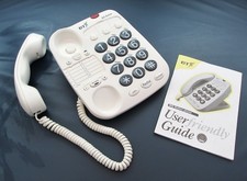 BT BIG Button Phone Landline Handset Fantastic Condition