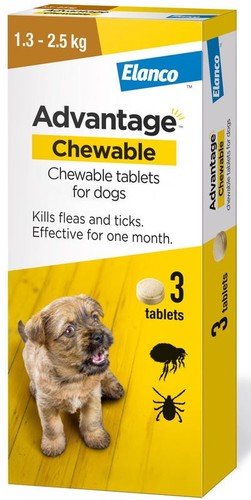 Dog chewable flea and tick - dog,