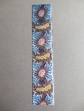 Art BOOKMARK Honfleur Fabric Design Cotton Handkerchief Borders 19th c Unused