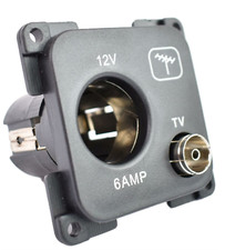 C-Line 12 Volt & TV Socket