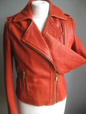 REISS REAL LEATHER JACKET 8 6