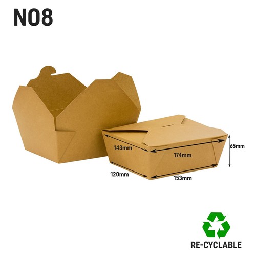 Kraft cardboard food - no.8,