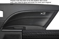 BLACK STITCH 2X REAR DOOR CARD