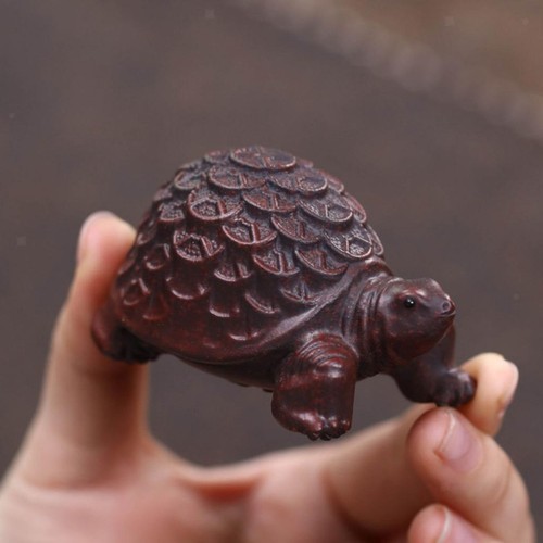 Turtle figurine tea pet - figurine,