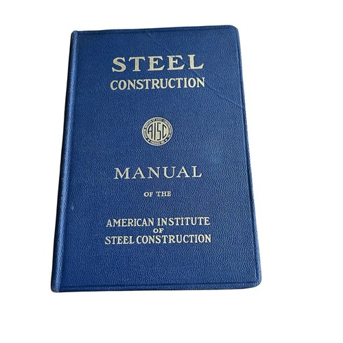 Steel construction manual 5th - construction,