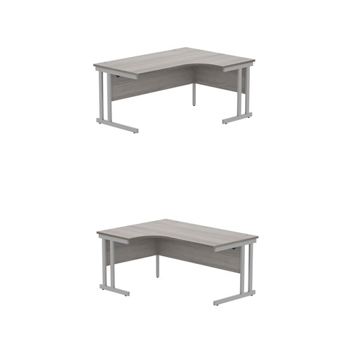 Corner cantilever office desk - corner,
