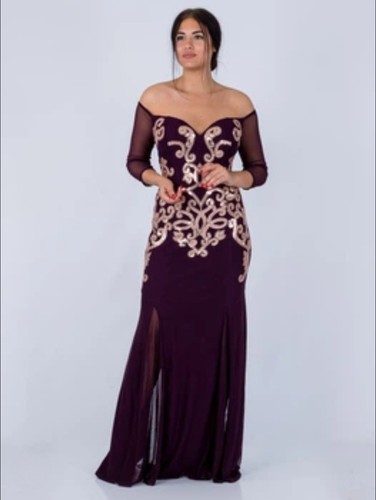 Lipsy purple burgundy with - lipsy, purple/burgundy