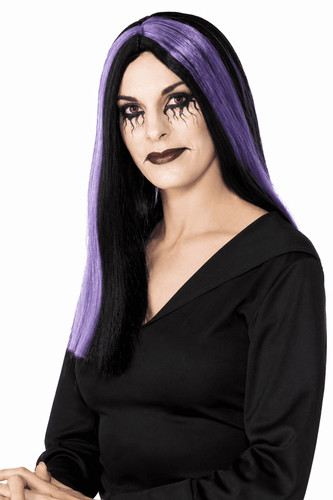 Bewitched witch wig black with - bewitched,