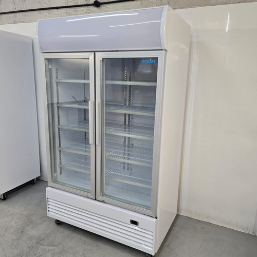 Upright display cooler - upright, light