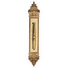 Solid Brass Ornate Door Pull