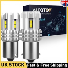 BA15s 382 1156 P21W 12 SMD LED Bulb White Turn Signal Indicator Light Error Free