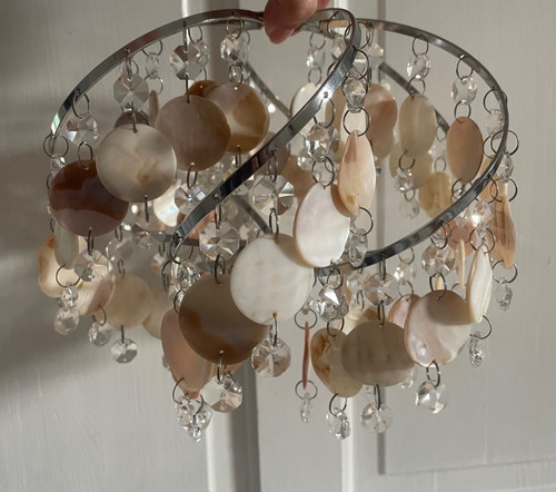 Capiz shell crystal - &,