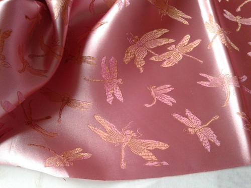 Vintage satin faux - vintage, satin/faux