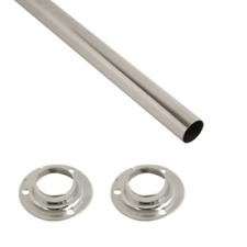 Wardrobe Rail Chrome or Brass