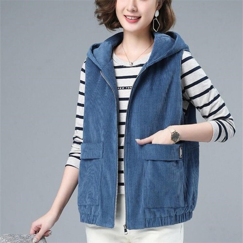 Ladies waistcoat corduroy - ladies,