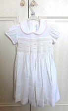 Rachel Riley Smocked Linen Dress - for 2 Year Old Girl