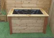 Raised Garden Pond w/Seat Top