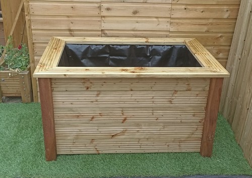 Raised garden pond - garden,