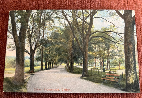 Antique postcard clifton - antique,